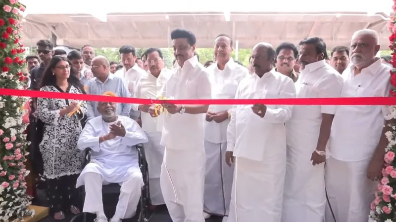 மதுரையில்  கலைஞர் நூற்றாண்டு நூலகத்தை திறந்து வைத்தார் முதல்வர் மு.க.ஸ்டாலின்!- வீடியோ!