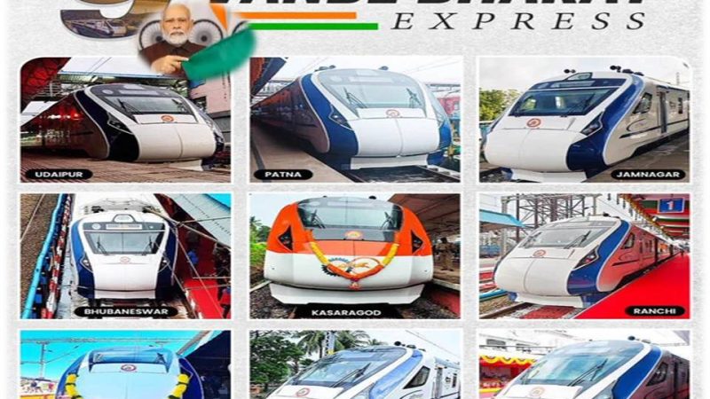 நெல்லை – சென்னை உட்பட 9 வழித்தடங்களில் வந்தே பாரத் ரயில் சேவை தொடக்கம்!