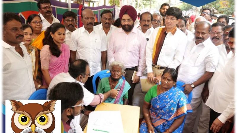 நாடெங்கும் ஞாயிறுதோறும்  இயங்கும் ஆயிரம் மருத்துவ முகாம்கள் –  அமைச்சர் மா.சு. தொடங்கிவைத்தார்