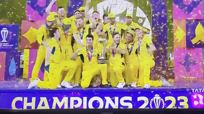 உலக கோப்பை தொடர்: ஆஸ்திரேலியா அணி 6வது முறையாக உலகக் கோப்பையை வென்று சாதனை !!