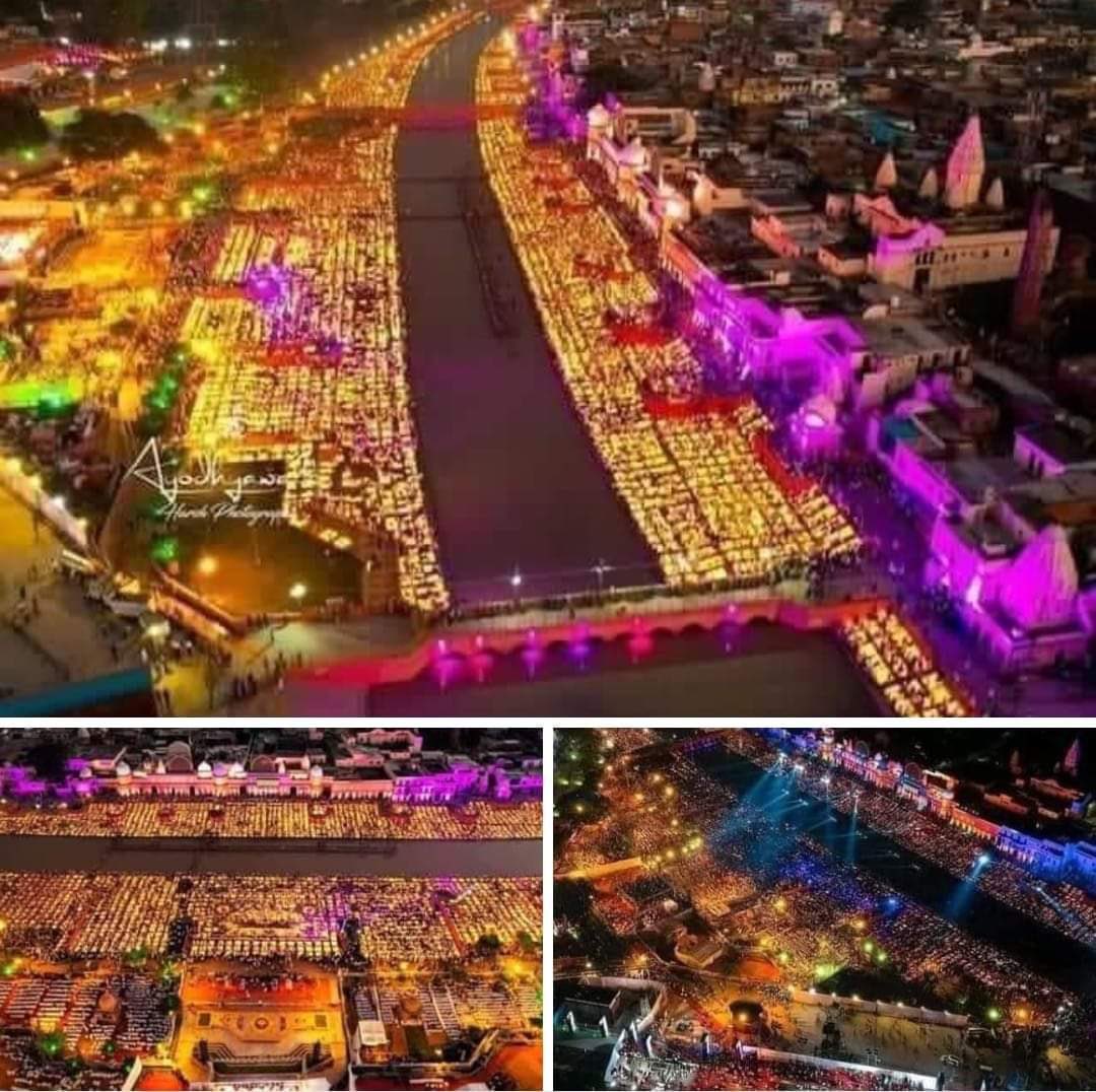 அயோத்தி தீப உற்சவம்: அகல் விளக்குகள் ஏற்றி சாதித்த கின்னஸ் சாதனையை விட எண்ணெய் சேகரித்த சிறுவர்கள் வீடியோ வைரல்