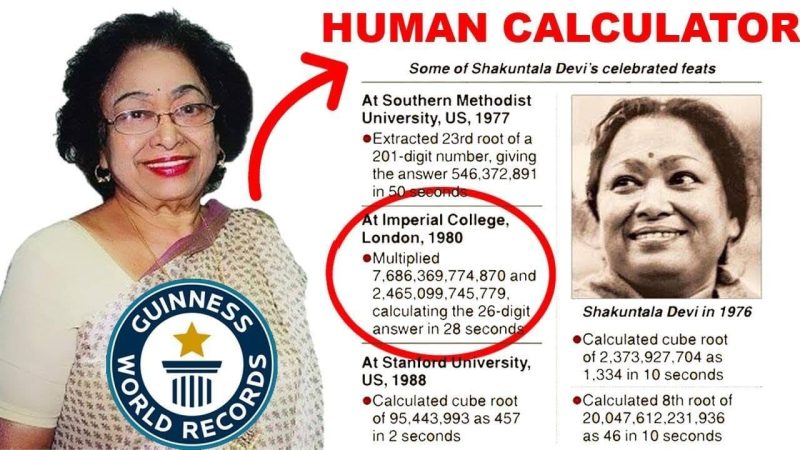 கணித மேதை சகுந்தலா தேவி 👀 பிறந்தநாள்..! 💐