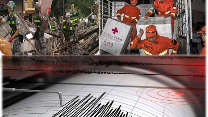 சீனாவில் நிலநடுக்கம்: பலியானோர் எண்ணிக்கை 115 ஐ தாண்டியது!