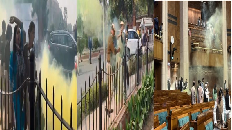 மக்களவையில் அத்துமீறிய இருவரால் பரபரப்பு – என்ன நடந்தது?