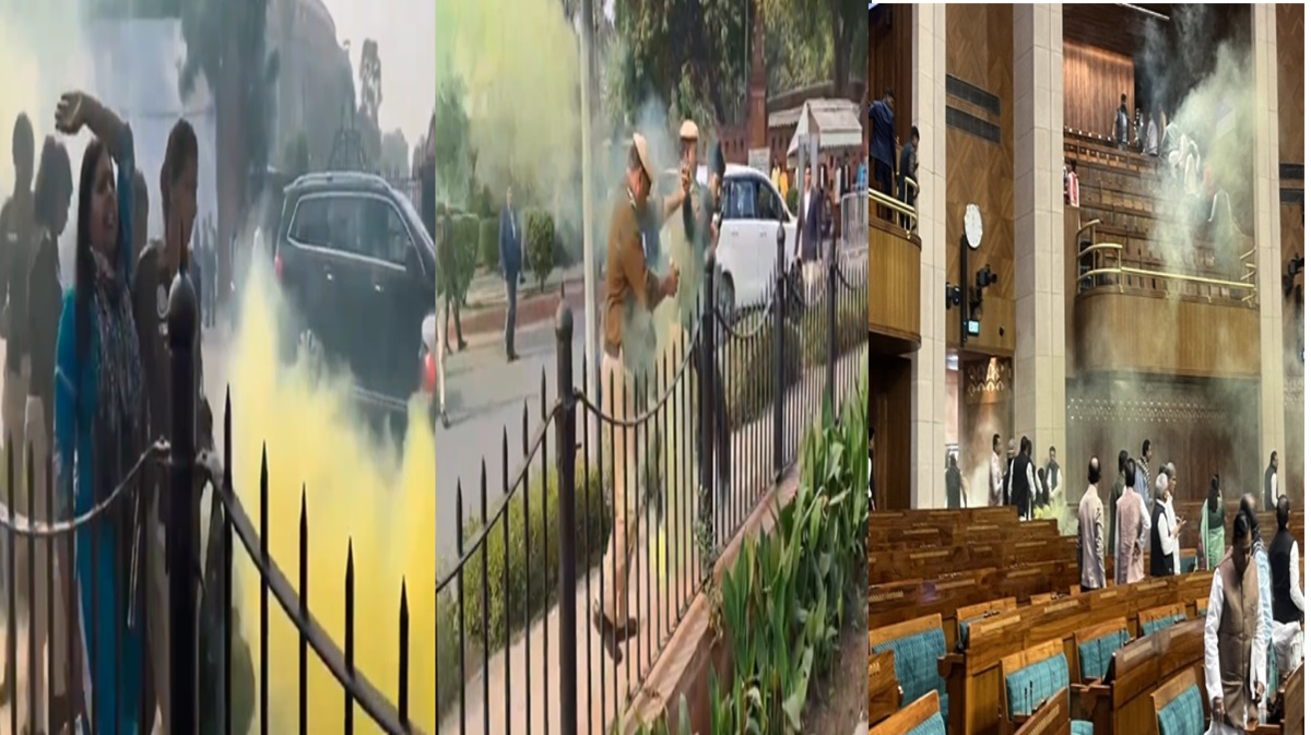 மக்களவையில் அத்துமீறிய இருவரால் பரபரப்பு – என்ன நடந்தது?