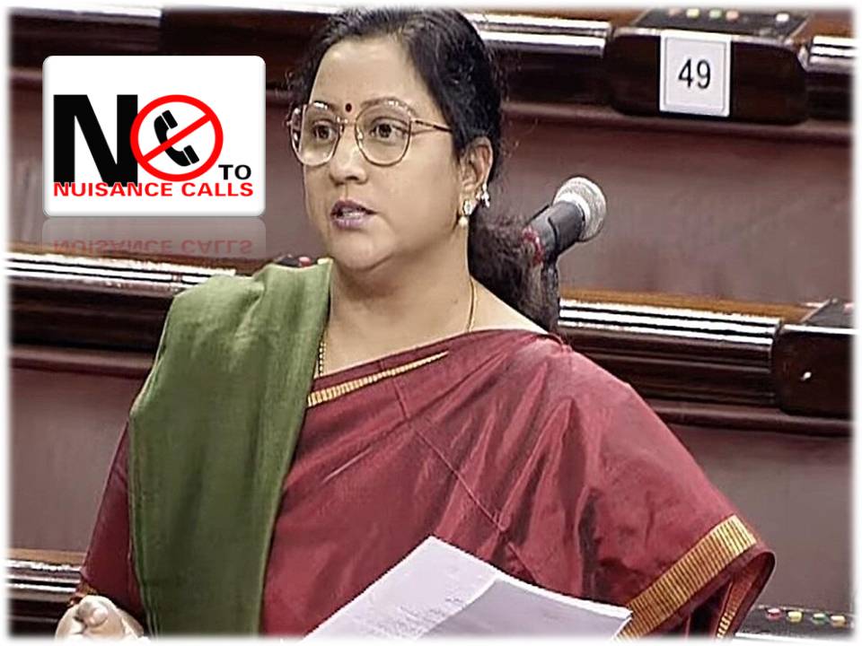 அத்துமீறும் டெலி மார்க்கெட்டிங் நிறுவனங்கள், விளம்பர அழைப்பு, எஸ்எம்எஸ் தொந்தரவு – கனிமொழி சோமு அதிருப்தி