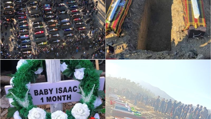 பாஜக ஆளும் மணிப்பூர் கலவரத்தில் கொல்லப்பட்ட 87 பேரின் உடல் அடக்கம் !- வீடியோ