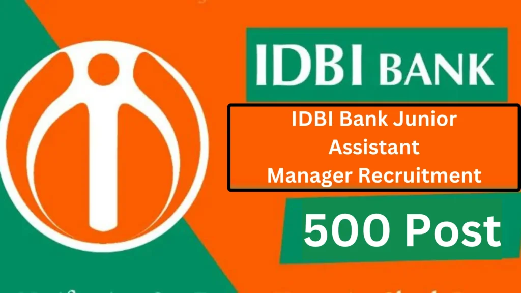 ஐ.டி.பி.ஐ. வங்கியில் ஜூனியர் உதவி மேலாளர் பணி வாய்ப்பு!