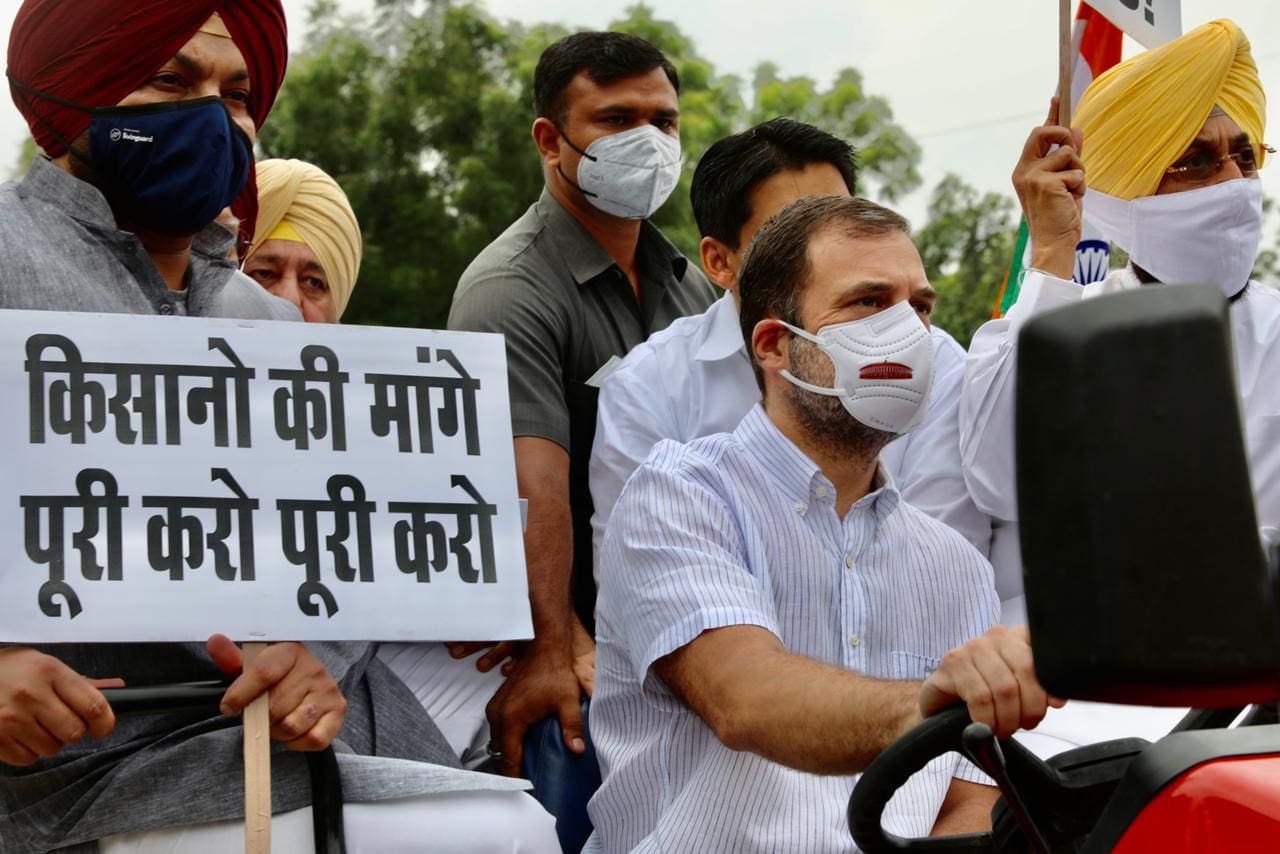 ராகுல் காந்தியும் விவசாயிகள் போராட்டத்தில் இணைந்தார்!