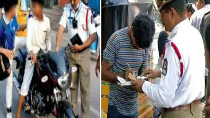 சிறுவர்கள் வாகனங்களை ஓட்டினால் அபராதத்துடன் ஒருவருடம் பதிவு சான்று ரத்து!