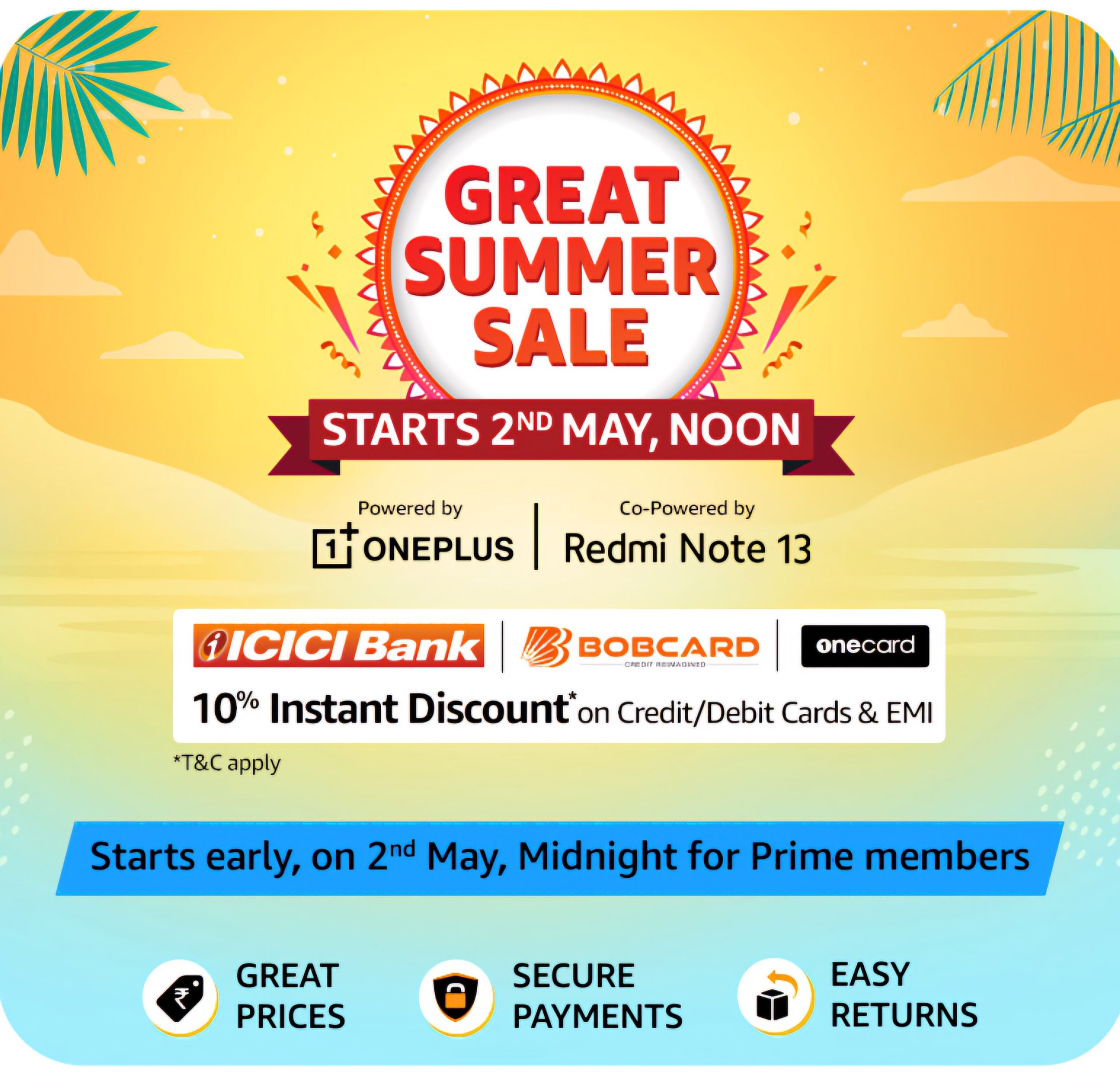 அமேசான் கிரேட் சம்மர் சேல் 2024 -தள்ளுபடி விற்பனை எப்போ தெரியுமோ?