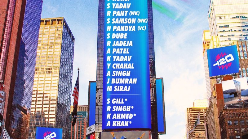 டி20 :கிரிக்கெட் தொடருக்கான இந்திய அணி அறிவிப்பு!