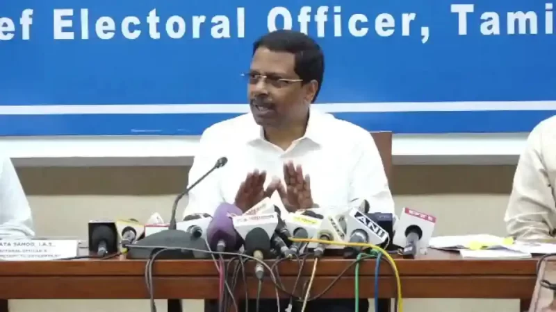 தமிழகத்தில் 8 ஆயிரத்து 50 வாக்குச்சாவடிகள் பதற்றமானவை – தமிழ்நாடு தலைமை தேர்தல் அதிகாரி சத்ய பிரதா சாகு தகவல்!