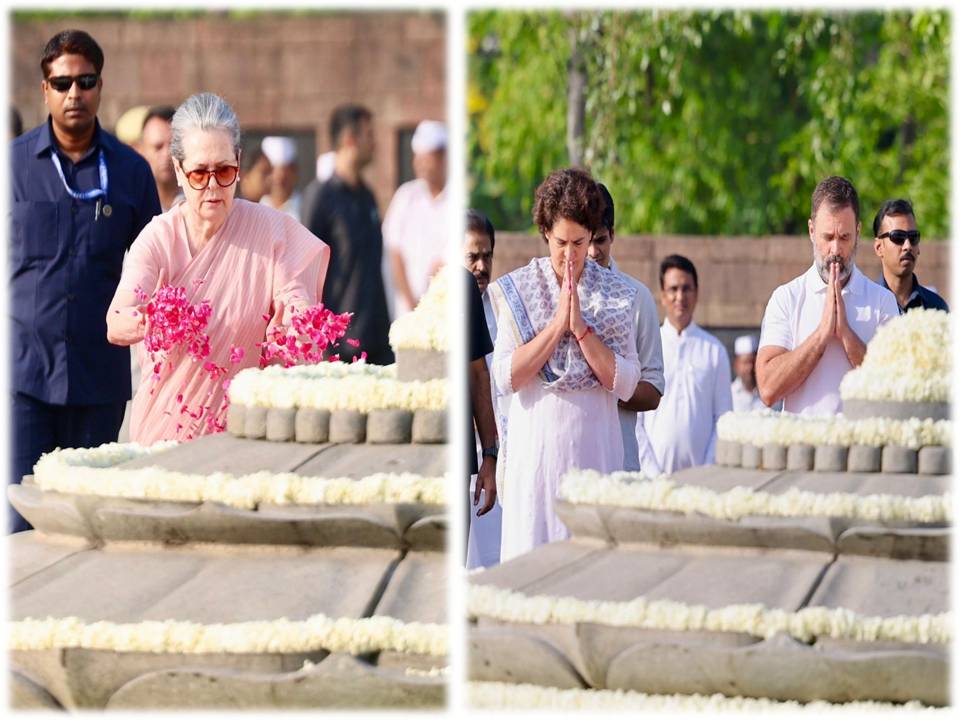 ராஜீவ் காந்தி நினைவு தினம்…சோனியா, ராகுல், கார்கே அஞ்சலி!