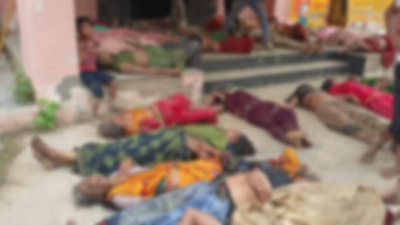 உபியில் மத வழிபாட்டு கூட்டநெரிசலால் 127 பேர் மரணம் – பலர் கவலைக்கிடம்!