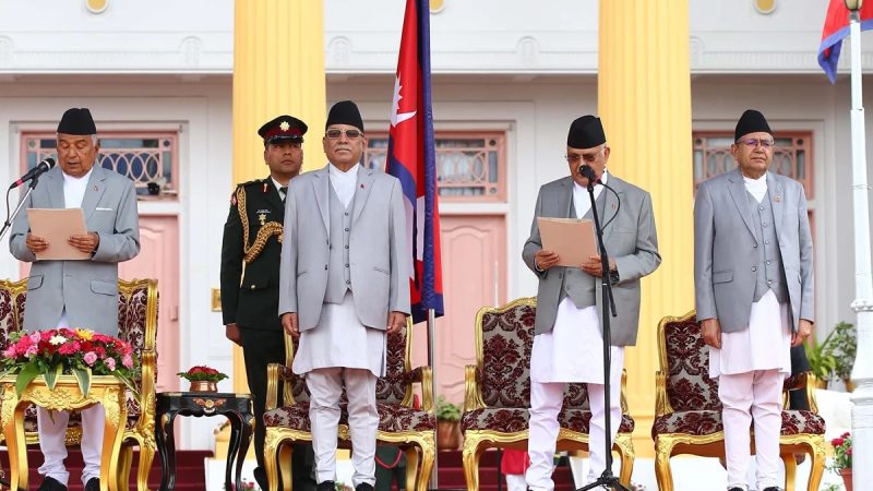 நேபாள பிரதமராக கே.பி.சர்மா ஒலி 4வது முறையாக பதவியேற்பு!