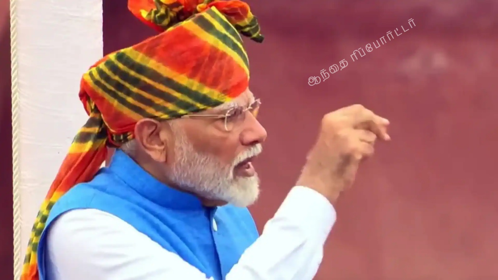 சுதந்திர தின விழாவில்,மோடி அணியும் தலைபாகை!