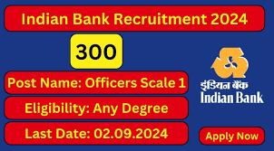 இந்தியன் வங்கியில் அதிகாரி பணி வாய்ப்பு!