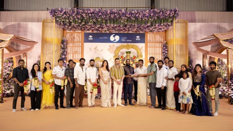 ‘தளபதி 69’படப்பிடிப்பு பிரமாண்டமான பூஜையுடன் தொடங்கியது1