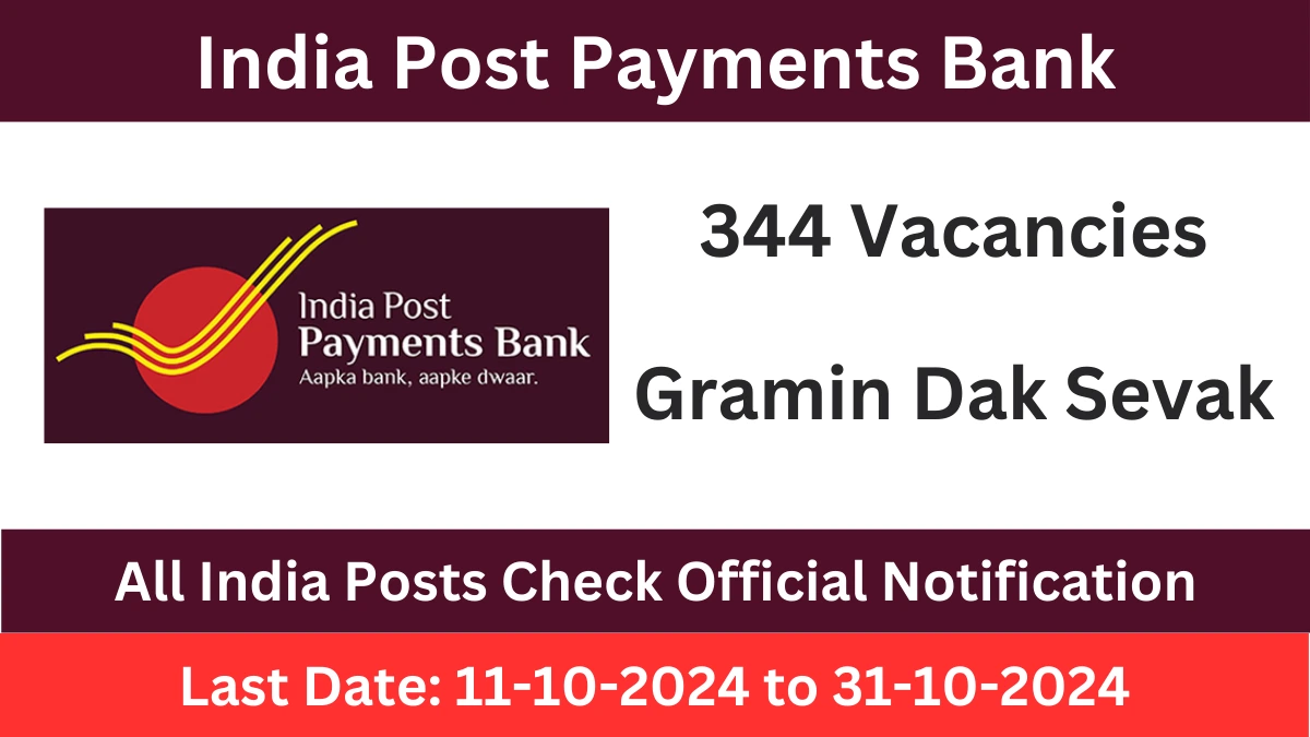 இந்தியன் போஸ்ட் ஆபிஸ் பேமெண்ட் வங்கியில் பணி வாய்ப்பு!