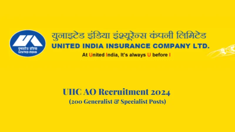 யுனைடெட் இந்தியா இன்சூரன்ஸ் பணிவாய்ப்பு!