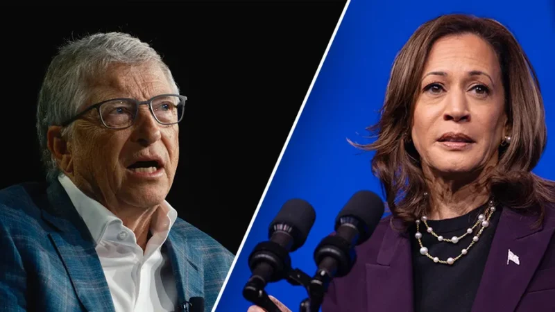 அமெரிக்க அதிபர்:கமலா ஹாரிசுக்கு பில்கேட்ஸ் ஆதரவு!