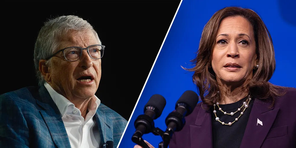 அமெரிக்க அதிபர்:கமலா ஹாரிசுக்கு பில்கேட்ஸ் ஆதரவு!