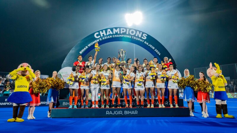 ஆசிய ஹாக்கி சாம்பியன்ஸ் கோப்பை:பட்டம் வென்றது இந்திய மகளிர் அணி!