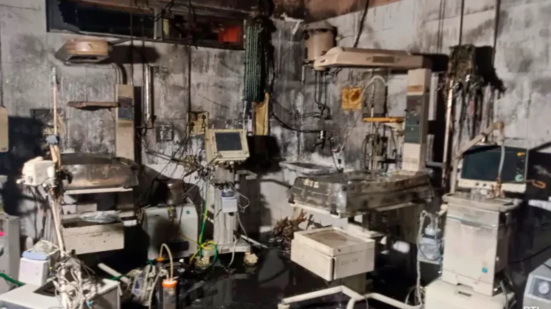 உபி:மருத்துவமனையில் தீ விபத்து- 10 பச்சிளம் குழந்தைகள் பலி!