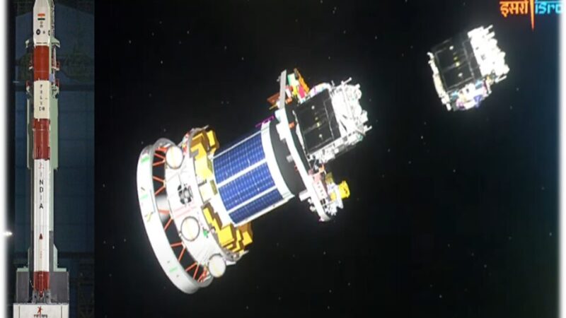 இஸ்ரோவின் ஸ்பேடெக்ஸ் இரட்டை விண்கலன்கள்: வெற்றிகரமாக விண்ணில் நிறுத்தம்!