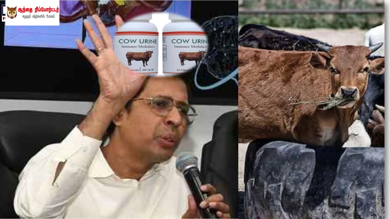 ஆமாய்யா.. ஆமா.. கோமியத்தில் மருத்துவ குணமுண்டு – ஐஐடி காமகோடி!