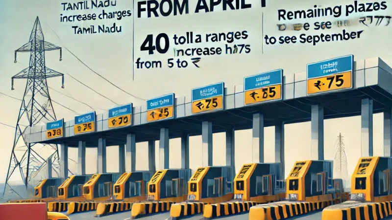 ஏப்ரல் 1 முதல் 40 சுங்கச்சாவடிகளில் கட்டண உயருதுங்கோ!