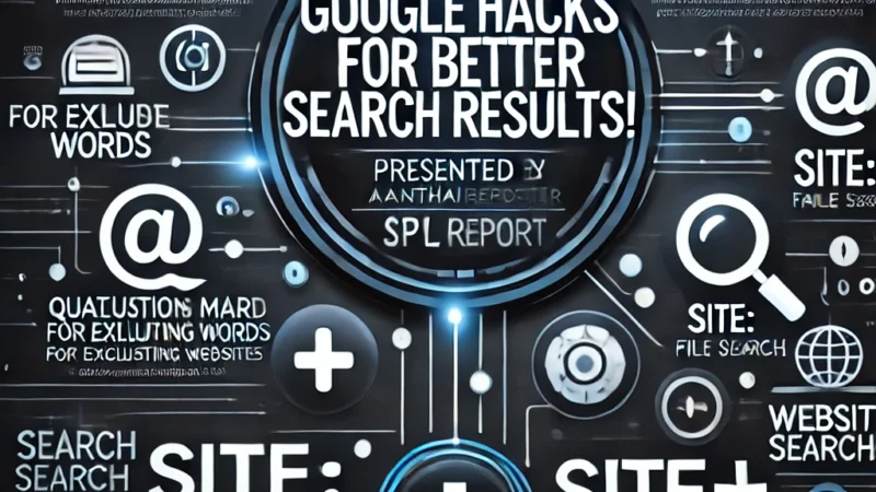 “கூகுள் தேடல் சிறப்பாக/விரைவாக செய்ய சூப்பர் டிப்ஸ்!”