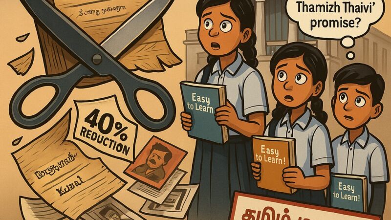 தமிழ்க் கல்வியின் காலை உடைத்து ஆட சொல்லும் ஸ்டாலின் அரசு!
