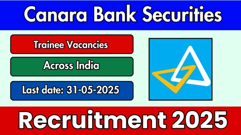 கனரா வங்கியில் வேலை வாய்ப்பு!