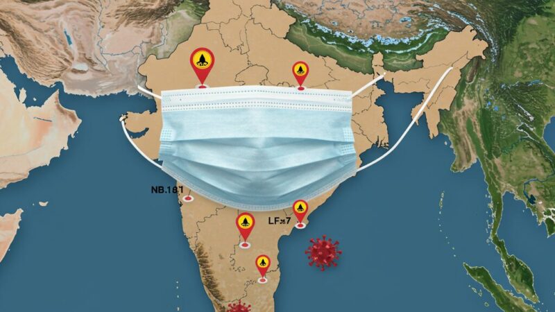 இந்தியாவில் பரவும் புதிய வகை கொரோனா தொற்று பரவல் அதிகரிப்பு!