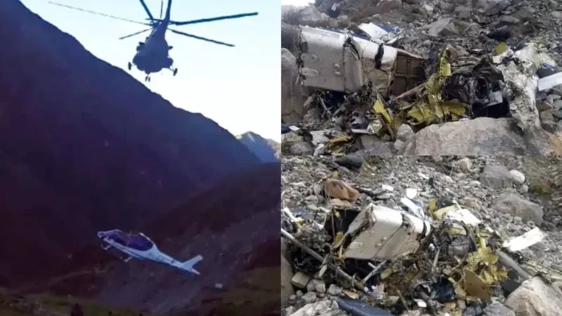 உத்தராகண்ட் கௌரிகுண்ட் ஹெலிகாப்டர் விபத்து: 7 பேர் உயிரிழப்பு!