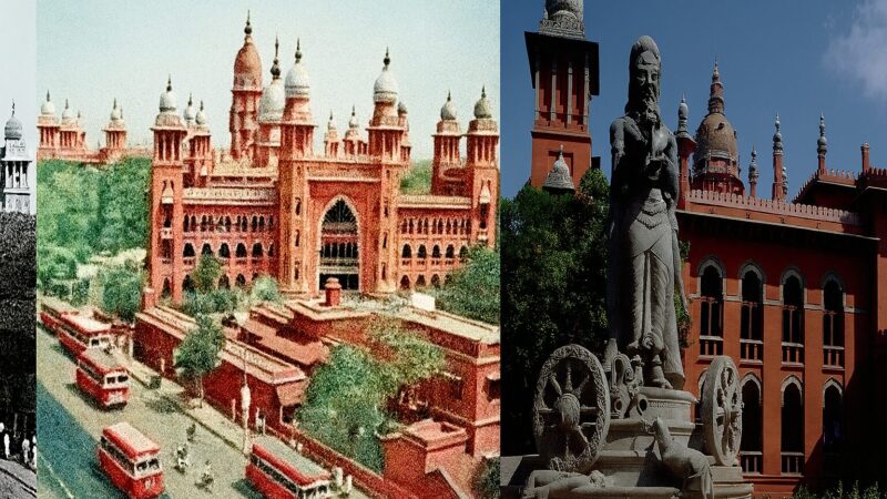 சென்னை உயர் நீதிமன்றம் தற்காலத்தில் இயங்கும் கட்டிடங்களில் இயங்க தொடங்கிய தினமின்று!