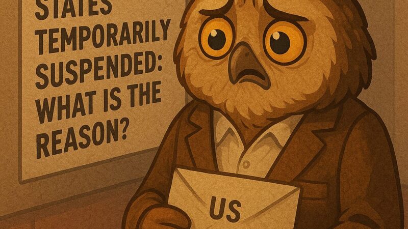 அமெரிக்காவுக்கு அஞ்சல் சேவை தற்காலிகமாக நிறுத்தம்: காரணம் என்ன?