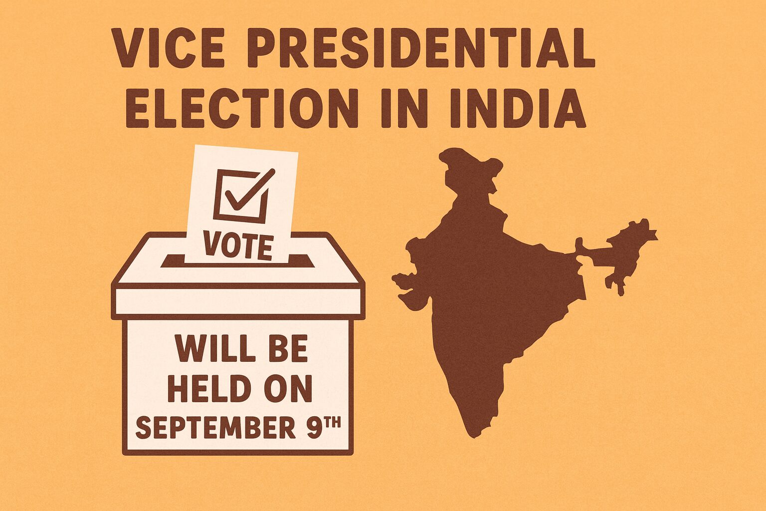 குடியரசு துணைத் தலைவர் தேர்தல் தேதி அறிவிச்சாச்சு!