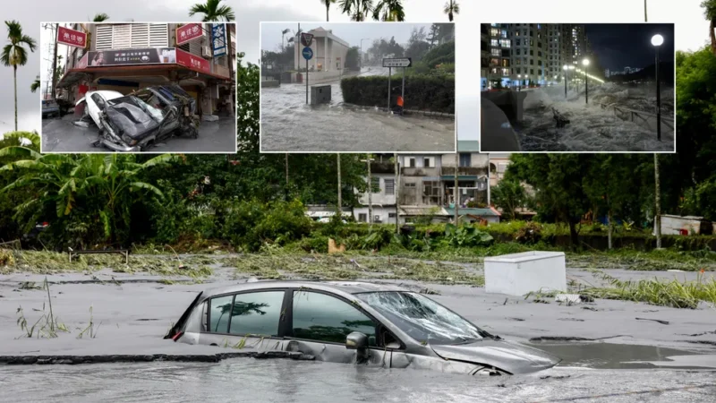 தைவான்: ஏரி உடைந்து ஏற்பட்ட வெள்ளத்தில் 14 பேர் பலி, 129 பேர் மாயம்!