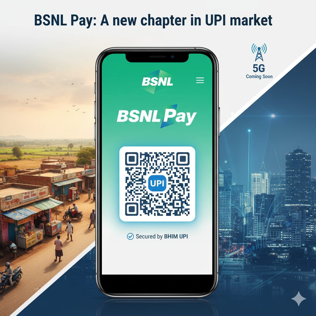 பிஎஸ்என்எல் பே: யுபிஐ சந்தையில் ஒரு புதிய அத்தியாயம்!