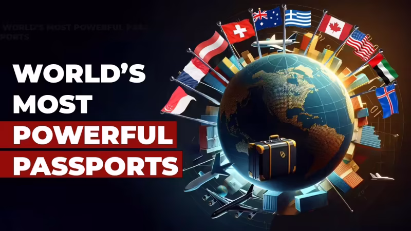 சக்திவாய்ந்த பாஸ்போர்ட் பட்டியல் 2024: அமெரிக்காவுக்குச் சறுக்கல்!