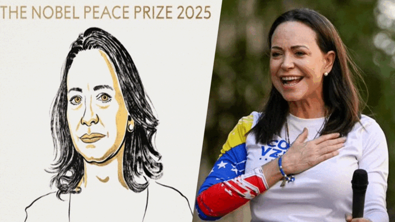 சர்வாதிகாரத்துக்கு எதிரான போராட்டத்துக்காக: மரியா கொரினா மச்சாடோவுக்கு அமைதிக்கான நோபல் பரிசு!