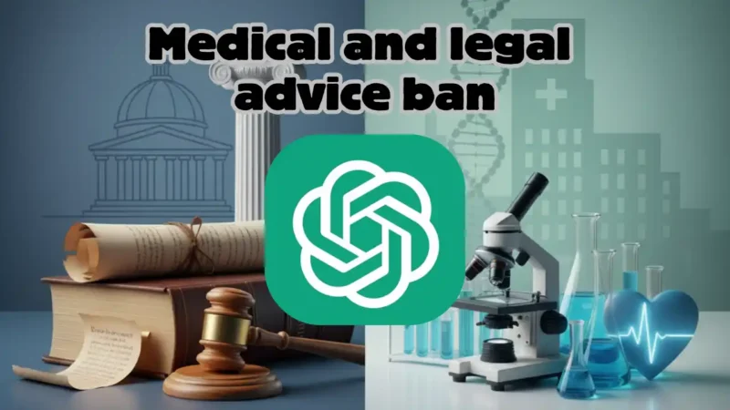 சாட்ஜிபிடி இனி சட்டம், மருத்துவம், நிதி ஆலோசனைகளை வழங்காது!