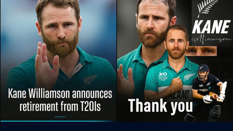 🏏 சர்வதேச டி20 போட்டிகளில் இருந்து கேன் வில்லியம்சன் ஓய்வு அறிவிப்பு!