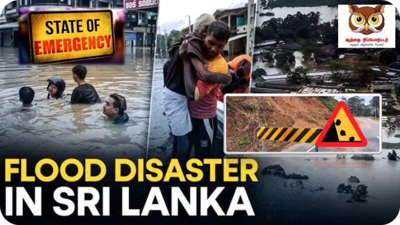 ‘டிட்வா’ புயலின் கோரத் தாண்டவம்: நிலைகுலைந்த இலங்கை – அவசர நிலை பிரகடனம்!