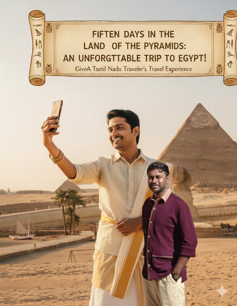 🌍பிரமிடுகள் தேசத்தில் பதினைந்து நாள்கள்: ஒரு மறக்க முடியாத எகிப்துப் பயணம்!