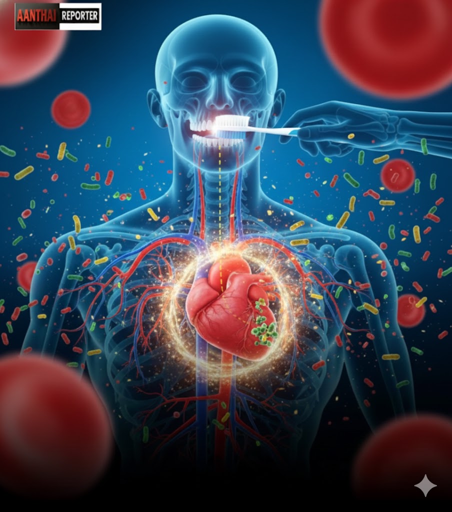 🦷இரவில் பல் துலக்குவதன் ரகசியம்: இதய ஆரோக்கியத்தை காக்கும் எளிய பழக்கம்!