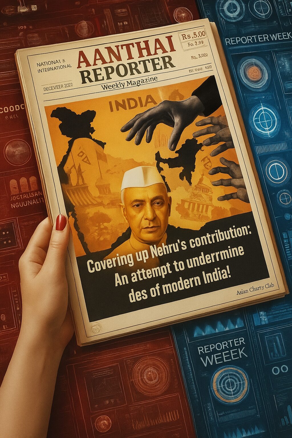 🏛️நேரு பங்களிப்பின் மறைப்பு: நவீன இந்தியாவின் அடித்தளத்தைத் தகர்க்கும் முயற்சி!